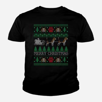 Christmas Beagle Dog Lovers Owners Beagle Ugly Christmas Sweatshirt Youth T-shirt | Crazezy DE