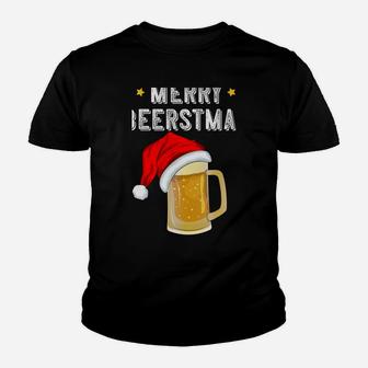 Christmas Beer Merry Beerstmas Drinking Team Squad Ale Party Sweatshirt Youth T-shirt | Crazezy UK