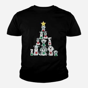 Christmas Day Dog , Funny Cute Xmas Tree Youth T-shirt | Crazezy