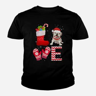 Christmas English Bulldog Lover Gifts English Bulldog Youth T-shirt | Crazezy CA