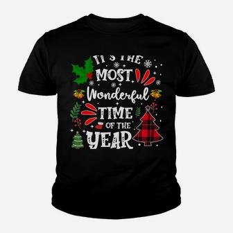 Christmas Its The Most Wonderful Time Of The Year Sweatshirt Youth T-shirt | Crazezy UK