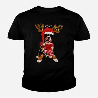 Christmas Lights Bernese Mountain Dog Lover Dog Dad Dog Mom Sweatshirt Youth T-shirt | Crazezy DE