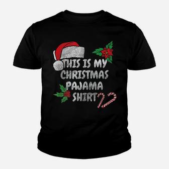 Christmas Pajama Shirt Funny And Cosy Holiday Family Design Youth T-shirt | Crazezy AU