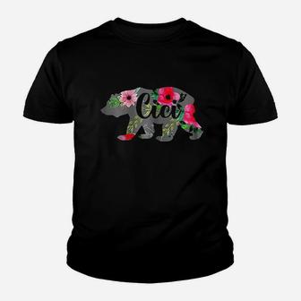 Cici Mama Bear Grandma Youth T-shirt | Crazezy AU