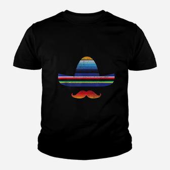 Cinco De Mayo Mustache Youth T-shirt | Crazezy