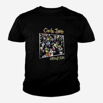 Circle Jerks Group Youth T-shirt | Crazezy