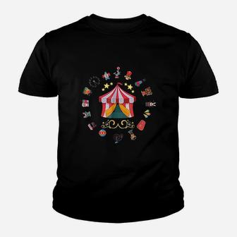 Circus Clowns Youth T-shirt | Crazezy