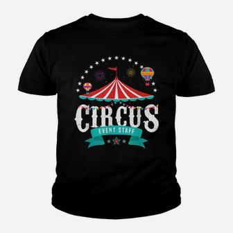 Circus Event Staff Vintage Retro Carnival Birthday Party Youth T-shirt | Crazezy