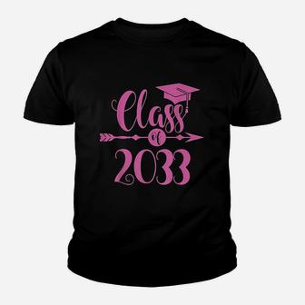 Class Of 2033 Grow With Me Kindergarten School Graduate Gift Youth T-shirt | Crazezy