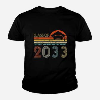 Class Of 2033 Grow With Me Prek Graduate Vintage Retro Youth T-shirt | Crazezy DE