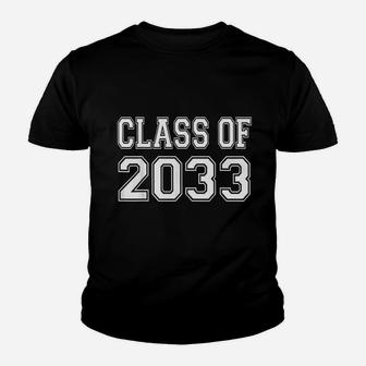 Class Of 2033 Grow With Me Youth T-shirt | Crazezy AU