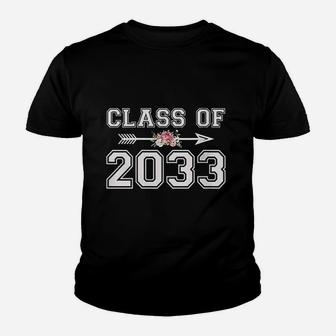 Class Of 2033 Kindergarten Grow With Me Graduation Youth T-shirt | Crazezy DE