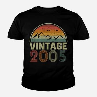 Classic 15Th Birthday Gift Idea Vintage 2005 Youth T-shirt | Crazezy