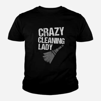 Cleaning Lady Housekeeping Youth T-shirt | Crazezy DE