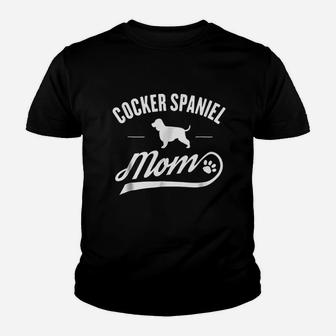 Cocker Spaniel Mom Dog Owner Lover Youth T-shirt | Crazezy DE