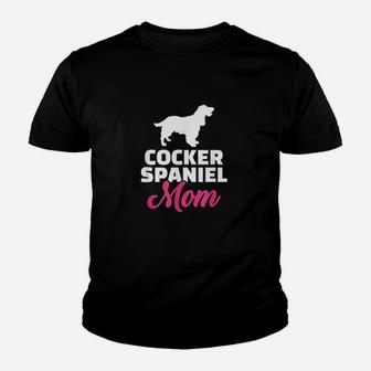 Cocker Spaniel Mom Youth T-shirt | Crazezy