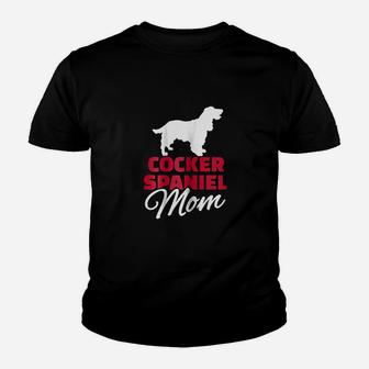 Cocker Spaniel Mom Youth T-shirt | Crazezy UK