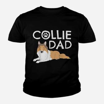 Collie Dad Dog Puppy Pet Animal Lover Youth T-shirt | Crazezy CA