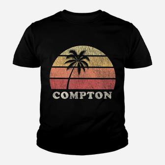 Compton Ca Vintage 70S Retro Throwback Design Youth T-shirt | Crazezy DE