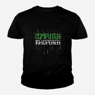Computer Whisperer Help Desk Technical Support Specialist Youth T-shirt | Crazezy