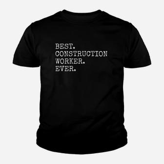Construction Worker Funny Gift Youth T-shirt - Thegiftio UK