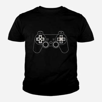 Controller Funny Game Controller Lets Play Youth T-shirt | Crazezy DE