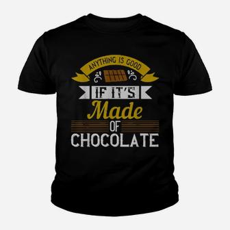 Cooking Anything Is Good If It's Made Of Chocolate Youth T-shirt - Monsterry CA