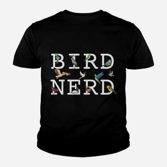 Cool Bird Lover Birdwatching Present Birdwatcher Birder Gift Youth T-shirt | Crazezy AU
