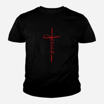 Cool Jesus Cross Gift For Men Women Funny Christian Faith Youth T-shirt | Crazezy