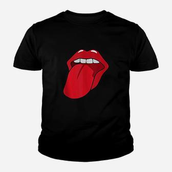Cool Lips Bite Kiss Me Youth T-shirt | Crazezy CA