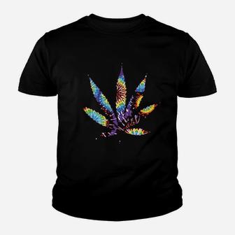 Cool Neon Leaf Youth T-shirt | Crazezy