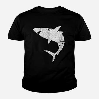 Cool Shark Graphic Great White Shark Family Gift Youth T-shirt | Crazezy