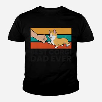 Corgi Owners Corgi Dog Best Corgi Dad Ever Sweatshirt Youth T-shirt | Crazezy UK
