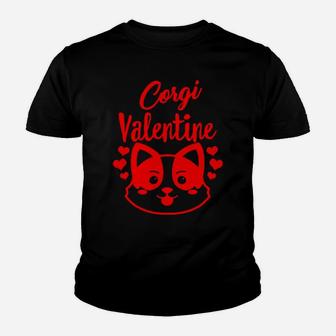 Corgi Valentine Youth T-shirt - Monsterry DE