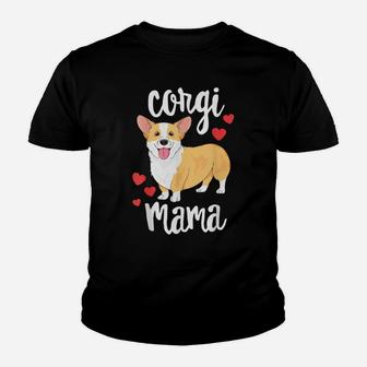 Corgi Women Girls Puppy Mom Dog Mama Lover Gift Youth T-shirt | Crazezy AU