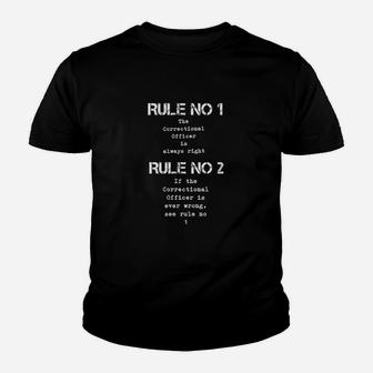 Correctional Officer Corrections Law Enforcement Funny Youth T-shirt | Crazezy DE
