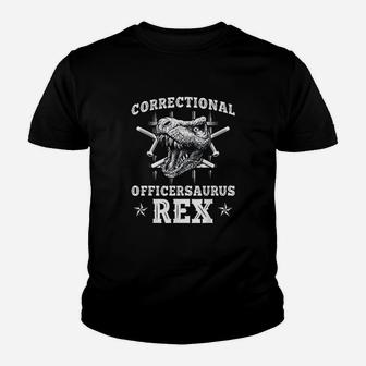 Correctional Officer Saurusrex Corrections Co Youth T-shirt | Crazezy
