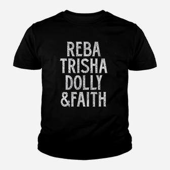 Country Casuals Reba Trisha Dolly Faith Youth T-shirt | Crazezy DE