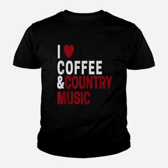 Country Music Lover Gifts I Love Country Music Youth T-shirt | Crazezy AU