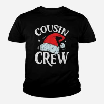 Cousin Crew Butiflo Plaid Red Funny Christmas Pajama Holiday Youth T-shirt | Crazezy