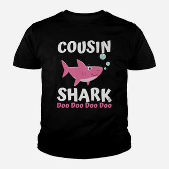 Cousin Shark Doo Doo Shirt Matching Family Shark Shirts Set Youth T-shirt | Crazezy