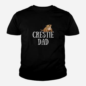 Crested Gecko Crestie Dad Gecko Dad Reptile Lover Youth T-shirt | Crazezy DE