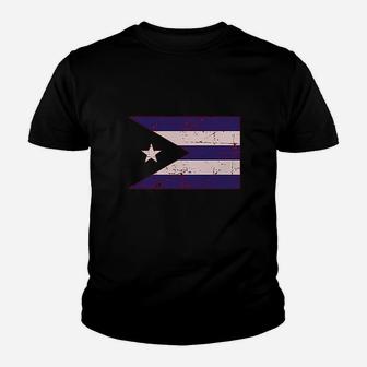 Cuba Flag Vintage Retro Cuban Youth T-shirt | Crazezy