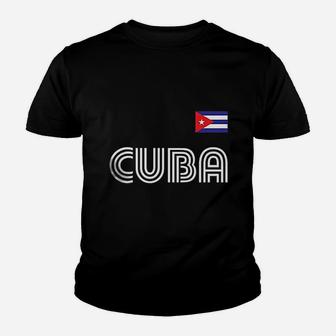 Cuba Flag Youth T-shirt | Crazezy