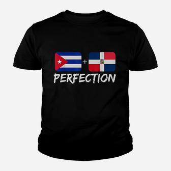Cuban Plus Dominican Perfection Heritage Youth T-shirt | Crazezy