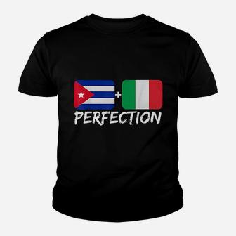 Cuban Plus Italian Youth T-shirt | Crazezy