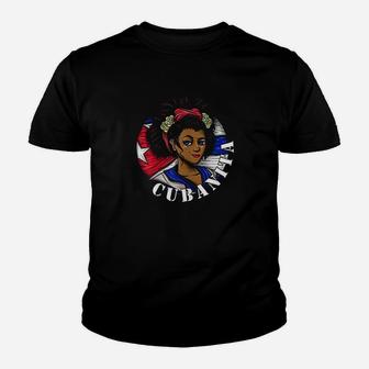 Cubanita Cuban Patriotic Cuba Youth T-shirt | Crazezy
