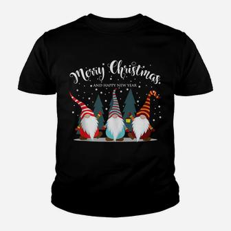 Cute And Funny Gnome Merry Christmas And Happy New Year Youth T-shirt | Crazezy AU