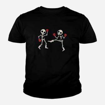 Cute Bone Kickbox For Cool Men And Women With Humors Youth T-shirt | Crazezy