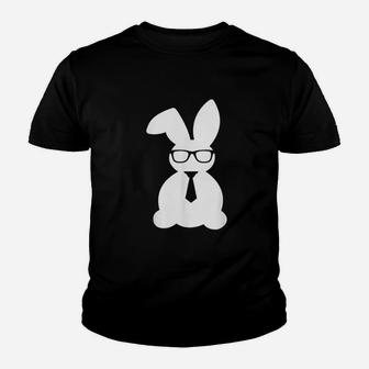 Cute Bunny Bow Tie Youth T-shirt | Crazezy CA